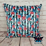 Floral Sandworm Beetlejuice Soft Cushion