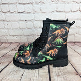 Dinosaur ankle boots