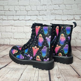 Neon Ghost ankle Boots