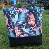 UFO Cats Galaxy Tote Bag