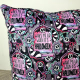 Wake me up when its Halloween Soft Cushion Cover