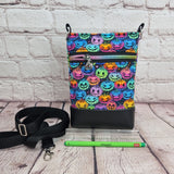 Rainbow Pumpkins Crossbody Phone Bag