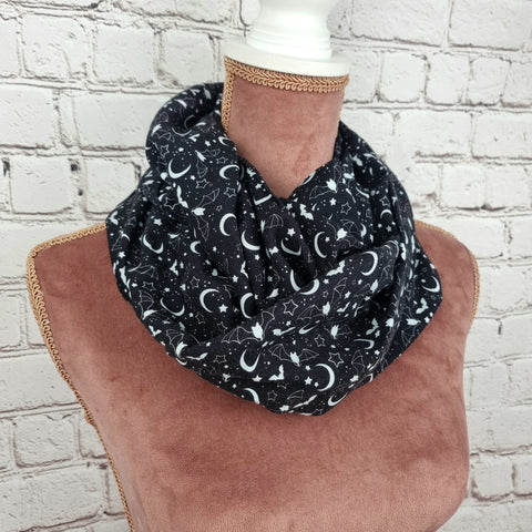 Goth Bats infinity scarf