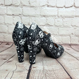 Gothic Cats 4inch heels with staps