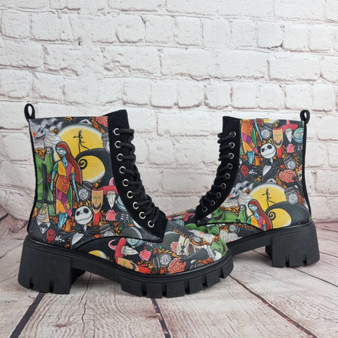 Nightmare before christmas heel ankle boots SIZE 3