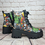 Nightmare Before Christmas chunky heel ankle boots