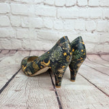 Nature Skull Ready made 3inch heels. size 5