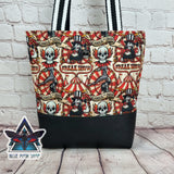 Freak Show Tote Bag with Zip
