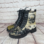 Nevermore Raven ankle boots