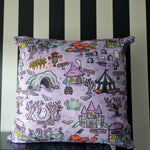 Lilac Pumpkin Patch Soft Cushion