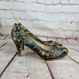 Nature Skull Ready made 3inch heels. size 5