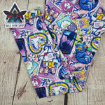 K Pop demon hunters kids leggings