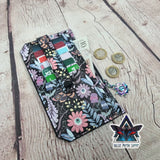 Spooky Flowers Slim Purse Wallet