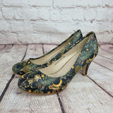 Nature Skull Ready made 3inch heels. size 5