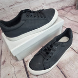 Black trainers. Plain or customized sides only