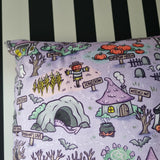 Lilac Pumpkin Patch Soft Cushion