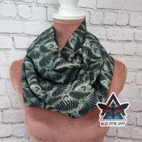 Green Fern infinity scarf