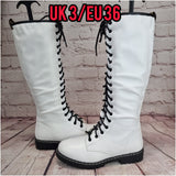 Knee high boots. PLAIN. NOT wide calf/foot