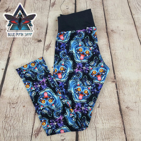 Derpy Tiger K Pop demon hunters kids leggings