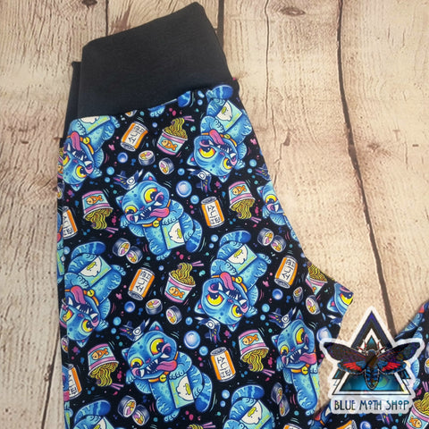 K Pop Derpy Tiger kids leggings