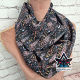 Foxglove Flowers infinity scarf