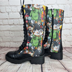Nightmare Before Christmas mid Calf autumn boots