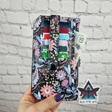 Spooky Flowers Slim Purse Wallet