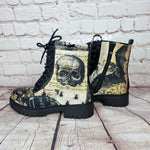 Nevermore Raven ankle boots