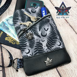 Grey Fern Mini Travel Sling Bag