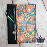 Groovy Highland Cow Notebook with removable cover A5
