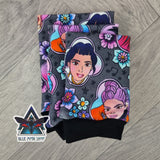 K pop Demon Hunters fingerless gloves