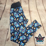 K Pop Derpy Tiger kids leggings