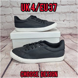Black trainers. Plain or customized sides only