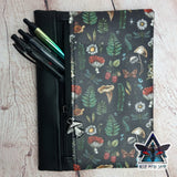 Autumn Mushrooms Notebook with removable cover A5