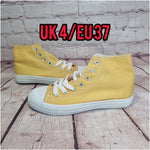 Yellow high tops. Plain or customized