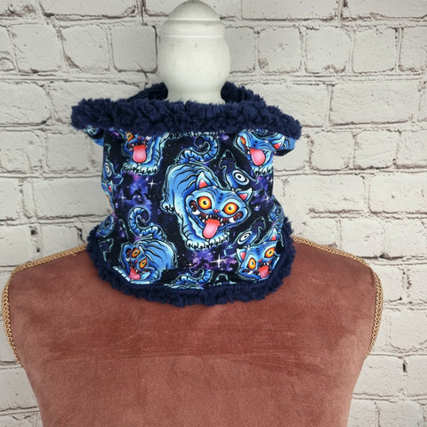 K Pop Derpy Tiger snood scarf