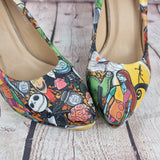 Nightmare before christmas heels. Ready to ship UK 7/eu40. FLAW