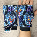 Derpy Tiger K pop Demon Hunters fingerless gloves