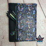 Magic Forest Mushrooms Notebook with removable cover A5