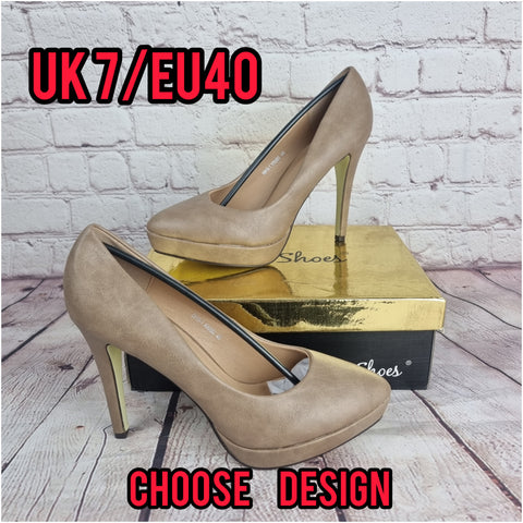 High heels. Plain or customized