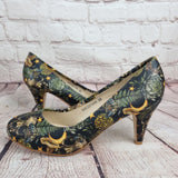 Nature Skull Ready made 3inch heels. size 5