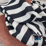 Stripes Mono infinity scarf