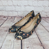 Floral Butterfly 2inch wedges. Ready to ship UK 7/eu40