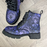 Purple Witch Ankle Boots