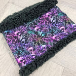 Skulls and Roses snood scarf